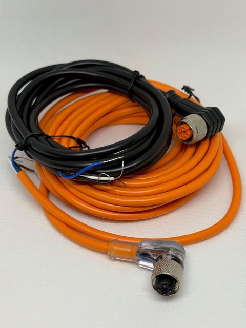 M12 Sensor 4 pin Cable and connector